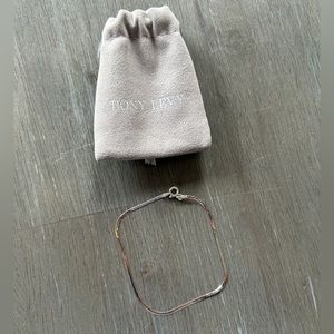 BONY LEVY 14K WHITE GOLD HERRINGBONE BRACELET